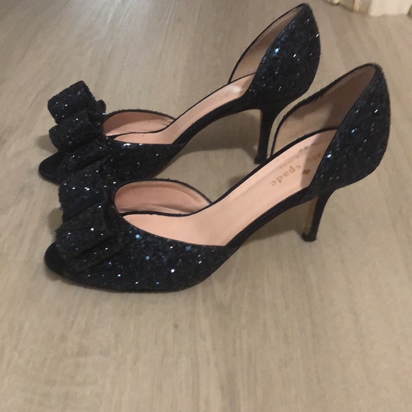 Katespade sela Blue Bow heels - Picture 2 of 8